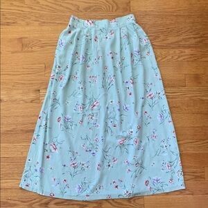 Jaclyn Smith Mint Green Midi Skirt Resort Wear